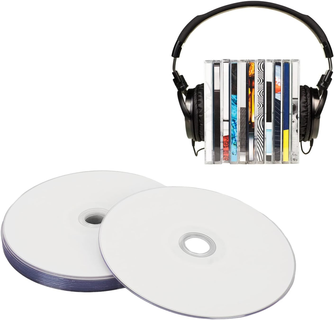 Generic DVD R Blank Disc - 4.7GB Storage Capacity with 16X Write Speed - Write Once Format for Large File and Archiving with Superior Archival Life (10PCS)