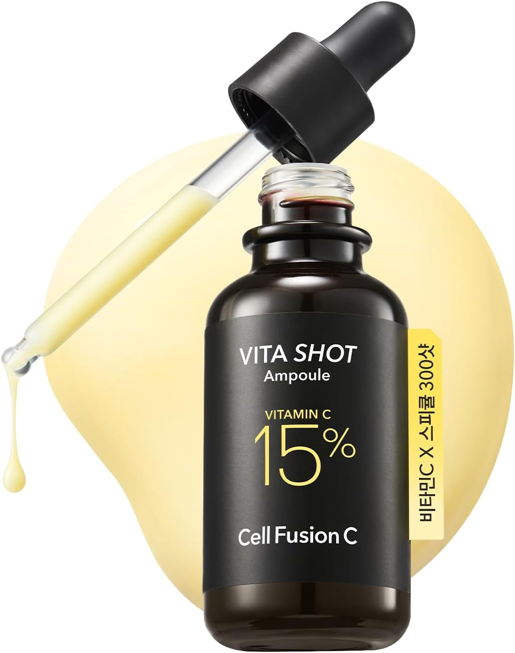 Cell Fusion C Toning C Vita Shot Ampoule, 15% Vitamin C + Spicule 300 Shot, Skin Booster Serum for Face, Exfoliation & Dark Spots, 20G / 0.7 Oz. image number 2