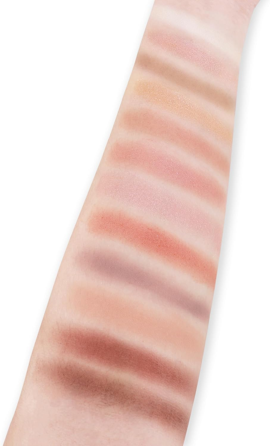 AU12 Colors Matte Shimmer Eyeshadow Palette, Highly Pigmented Eye Shadow Colorful Pearly Glitter Portable Eye Pallet, Waterproof Long Lasting Makeup Palette Cosmetic Neutral image number 6