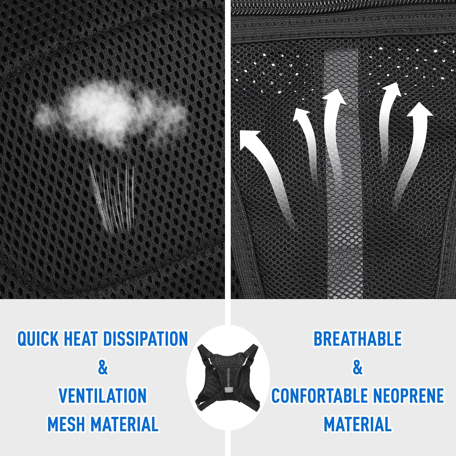 DEYACE Chest Bag for Men, Black-Cp, One Size, Chest Bag for Men image number 3