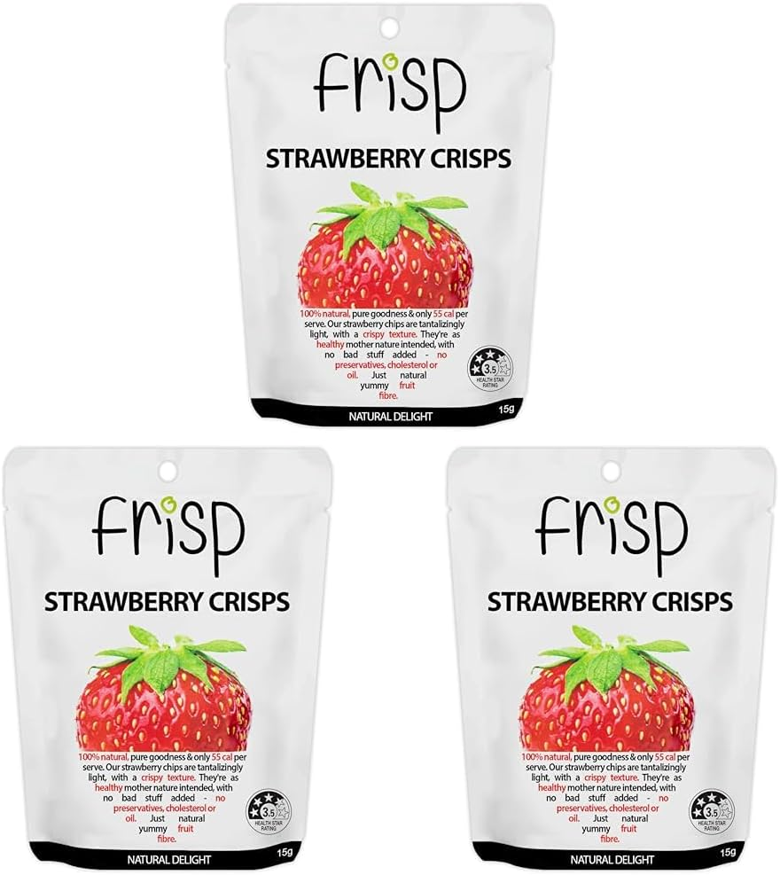 Frisp Strawberry Fruit Crisps, 15 G image number 4