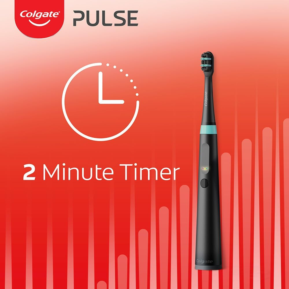 Colgate Pulse Essential Electric Toothbrush, 1 Pk, Deep Clean, Plaque Removal image number 6