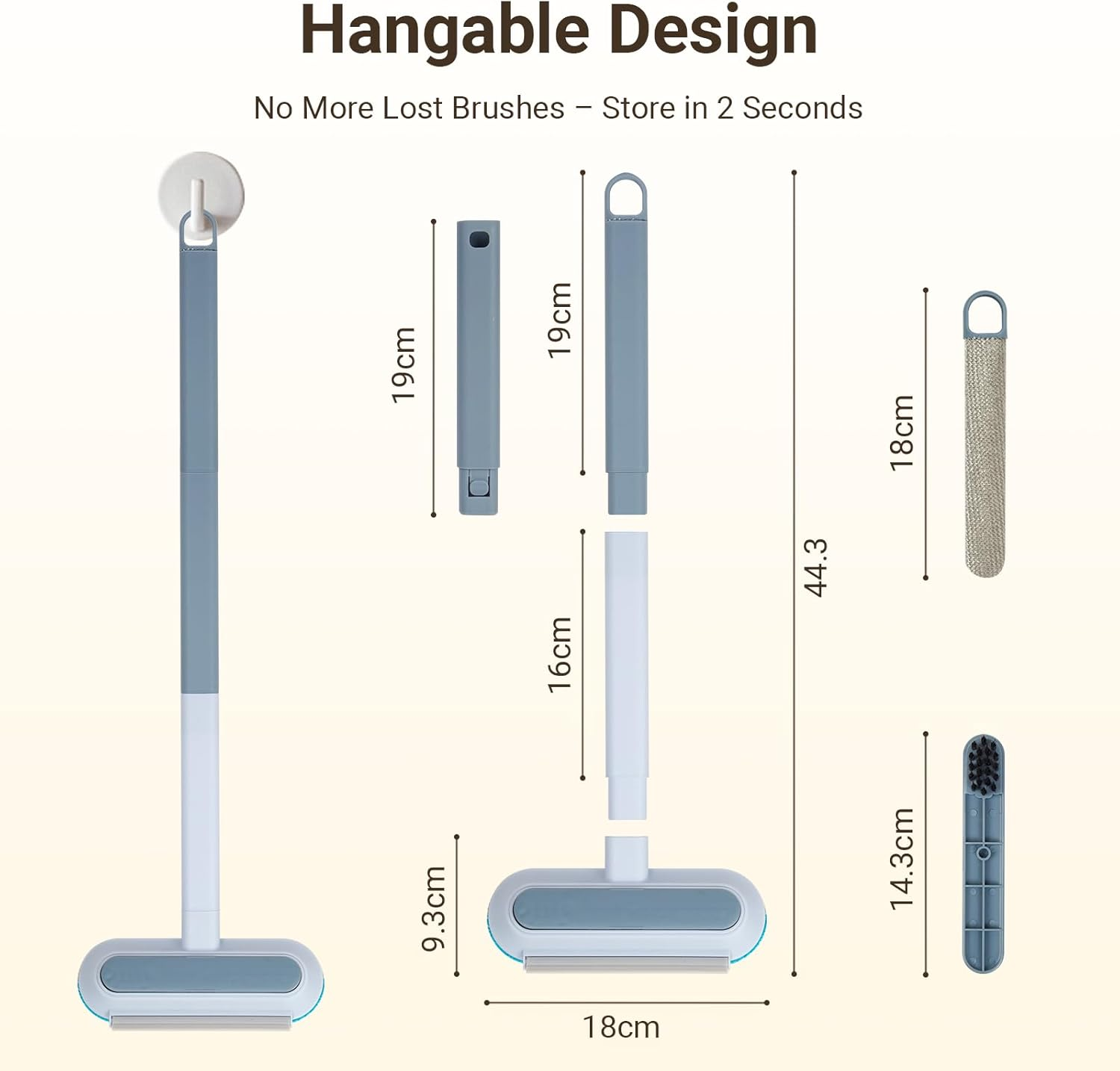 KIYILEAF Reusable Pet Hair Remover for Dogs & Cats, Washable Lint Cleaner for Furniture, Couch, Carpet, Car Seat, Clothing, Bedding image number 2