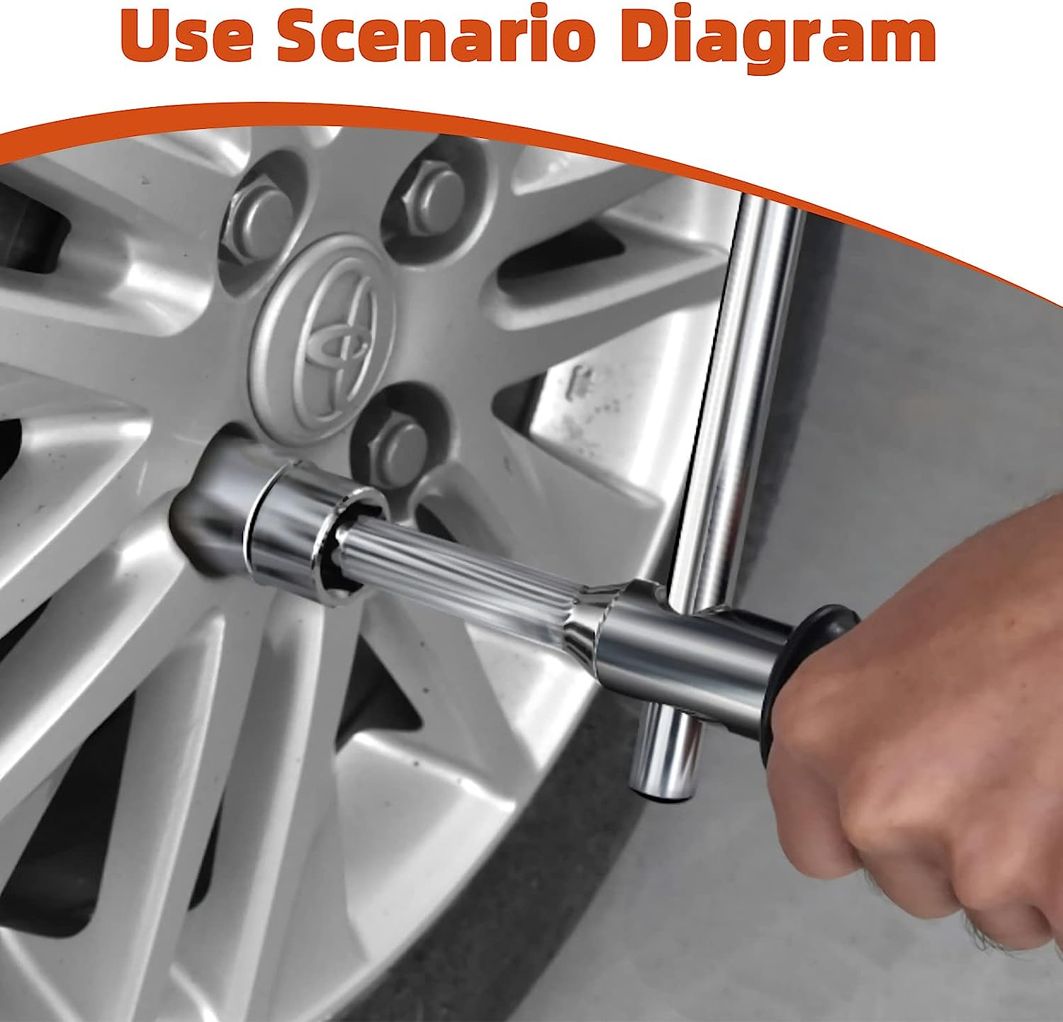 Tanstic 5Pcs Automotive Oxygen Sensor Socket Kit, Oxygen Sensor Offset Wrench Removal Tool and Thread Chaser Set with Storage Box for Vehicle