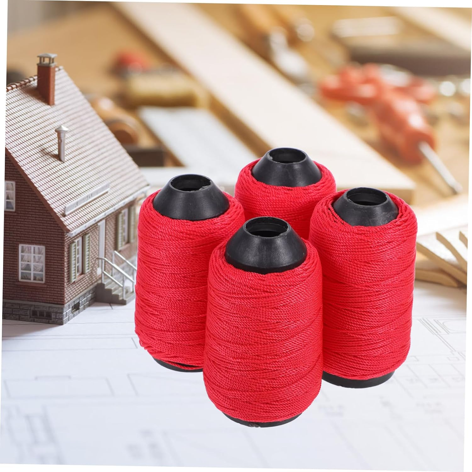 BESPORTBLE 4 Rolls Heavy Duty Nylon Twine for Gardening and Crafting Twine for Gardening Tree Ties for Support Garden Accessory Bundling Line Rope for Crafts Garden Tying Line for Plant Suppo image number 1