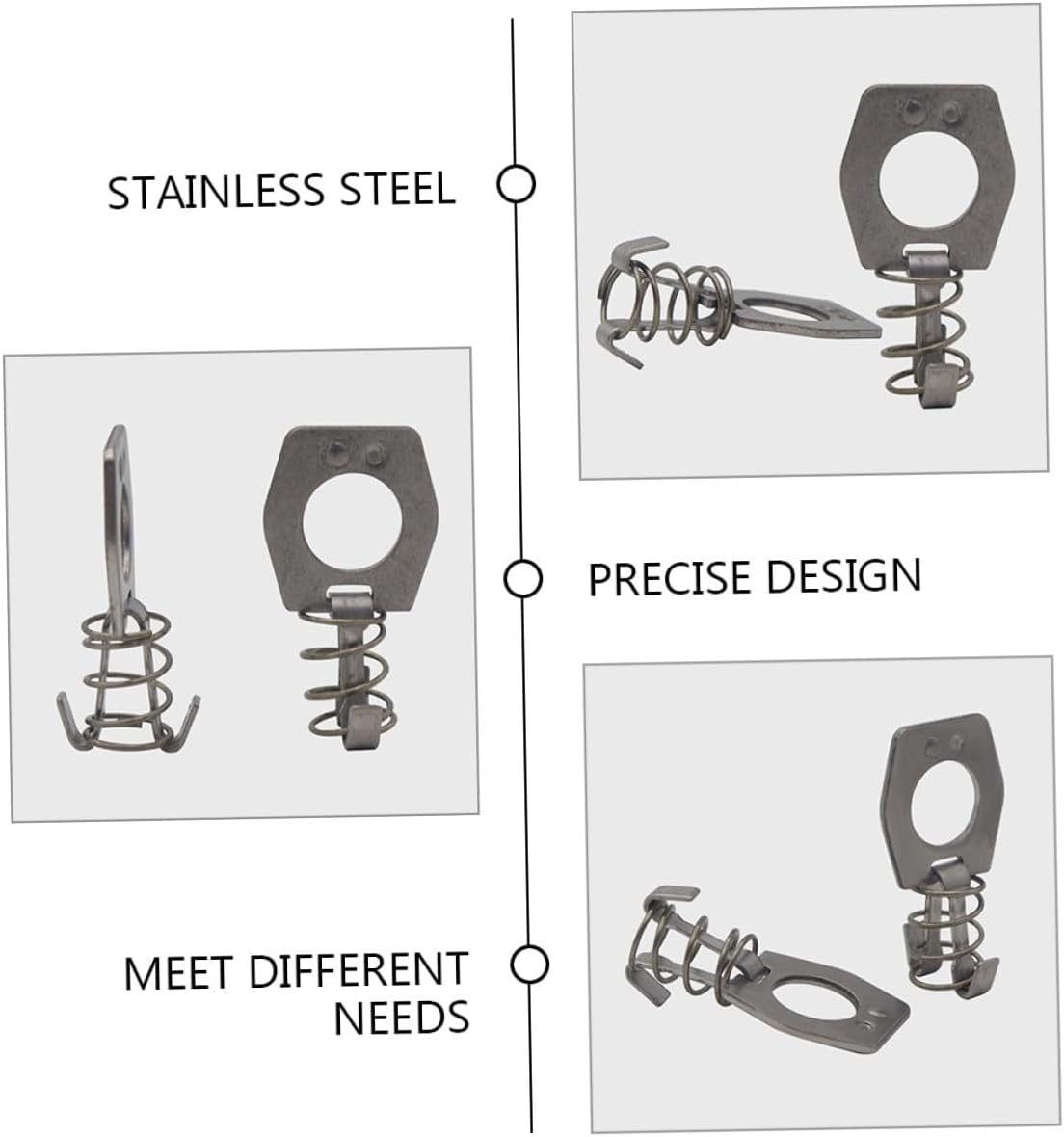 POPETPOP 2Pcs Rv Water Heater Door Latch Metal Cam Locks for Trailer Water Tanks Easy Installation Enhanced Protection Fit image number 3