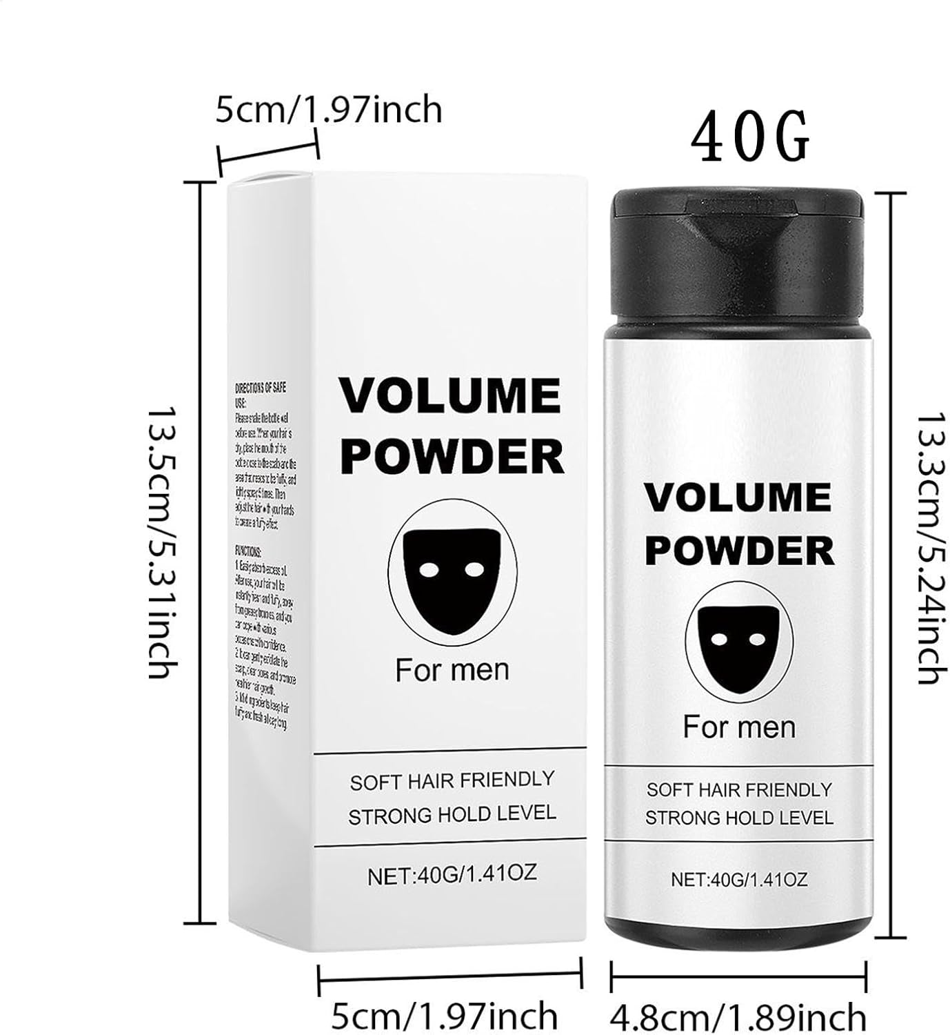 Texture Powder, Easy to Apply Natural Look Volumizing Texturizing Styling Powder, Portable Hairstyle Volume Grooming Products for Business Trips, Appointments image number 4