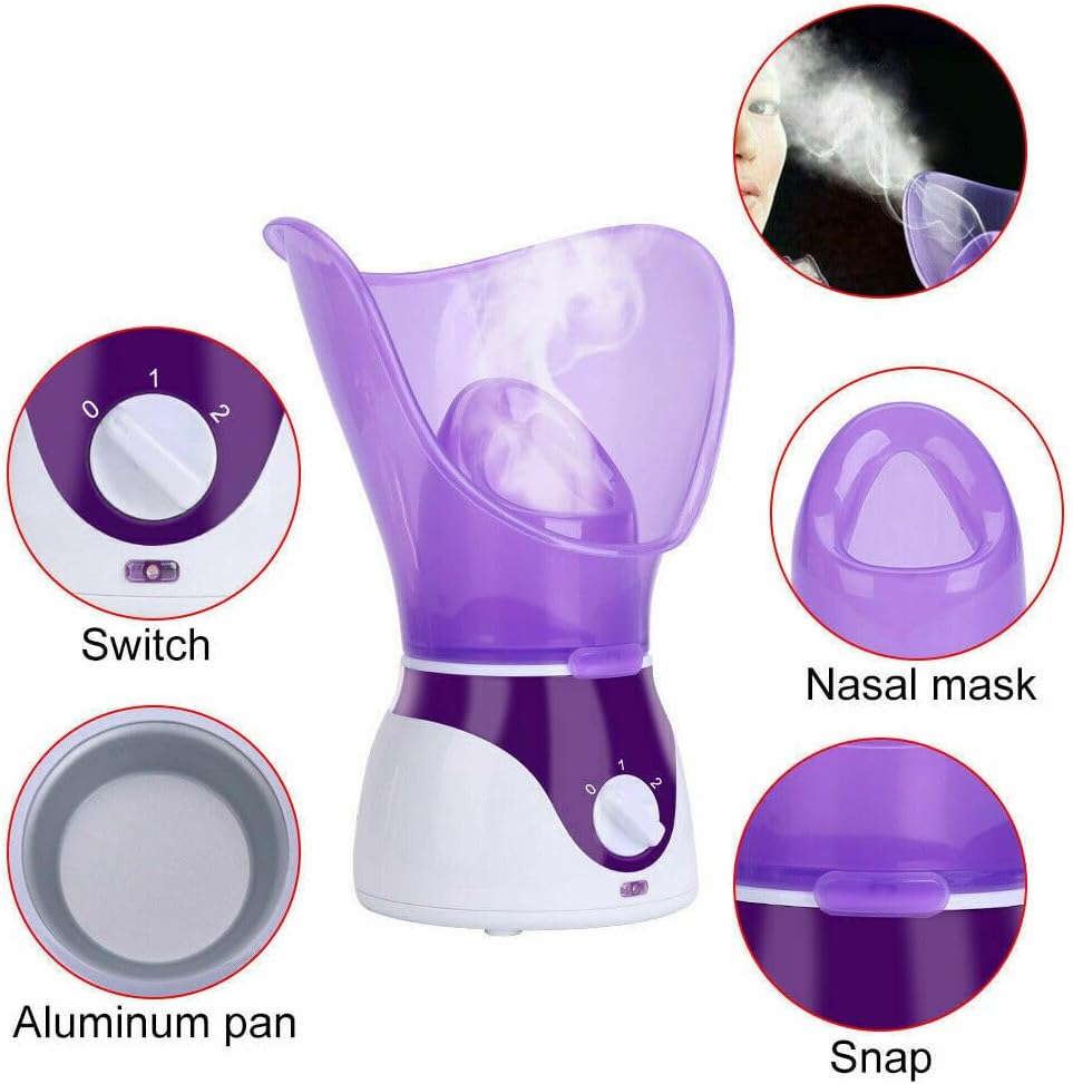 LEDON Face Steamer for Home Spa - Pore Cleansing & Blackhead Removal, Hydrating Facial Sauna, Anti-Aging & Acne Treatment, Therapeutic Steam for Skin, Aromatherapy, 130W image number 5