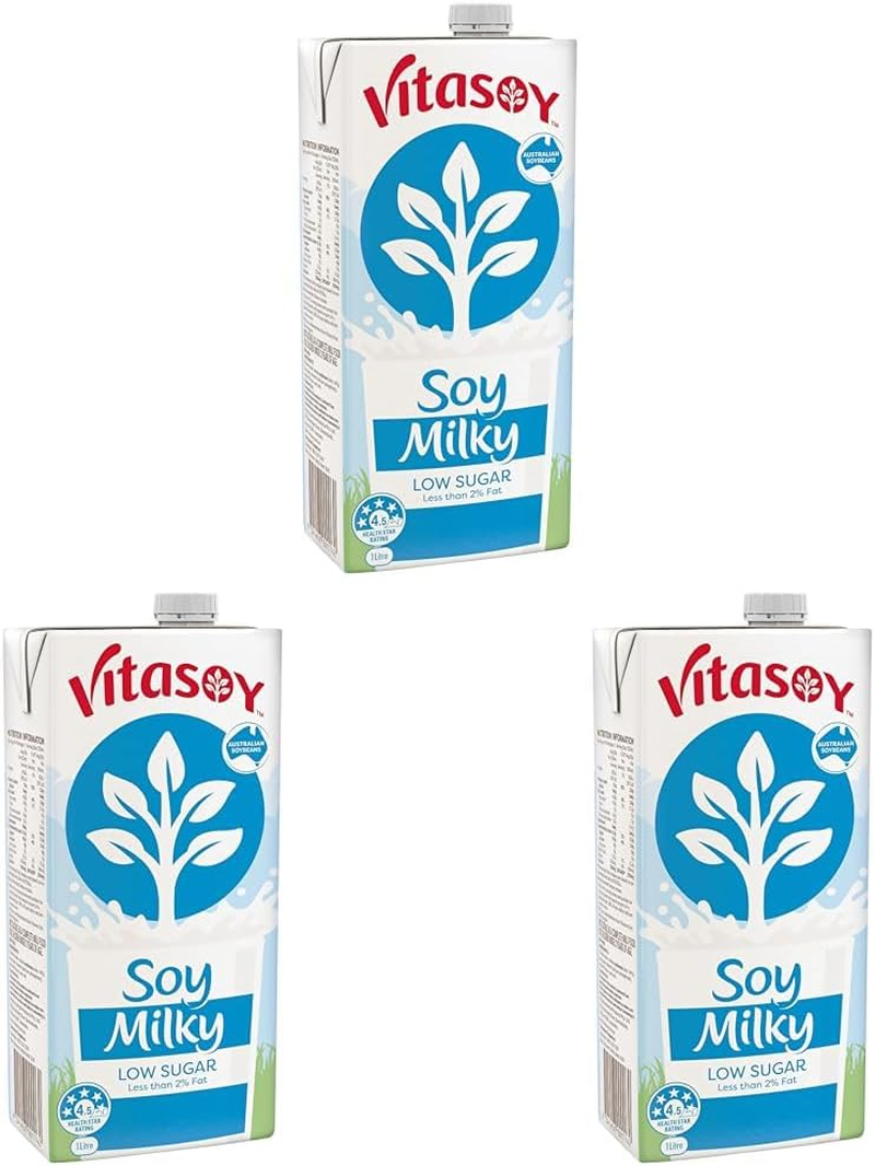 Vitasoy Milky Lite Long Life Soy Milk, 1 Litre (Pack of 12) image number 2
