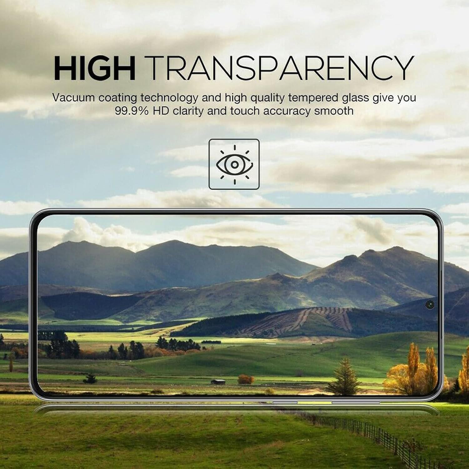 Soft Anti-Scratch PET Film Screen Protector Guard for Samsung Galaxy S21 Front image number 2