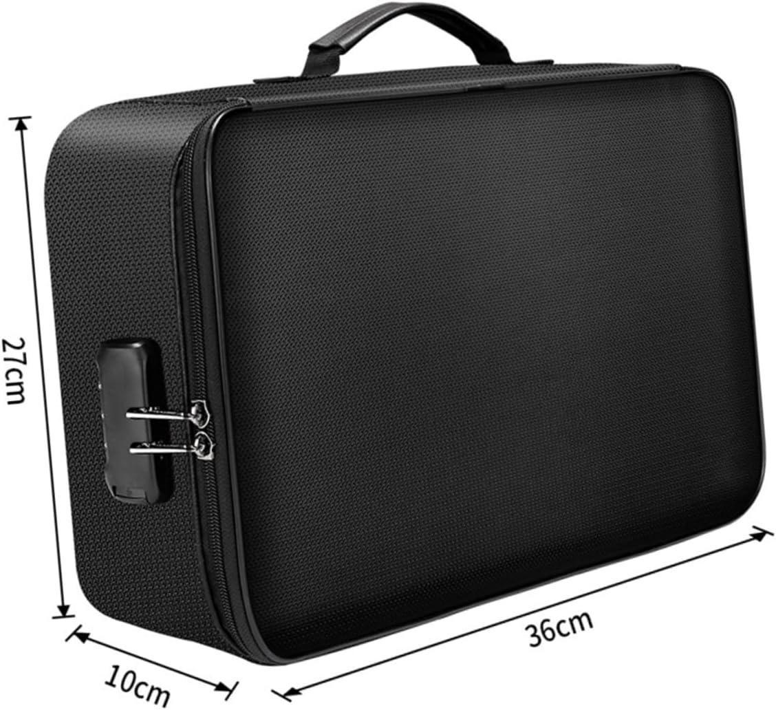 Holibanna Fireproof Document Bag File Storage Pouch Fireproof Safe Document Holder Large Capacity image number 1