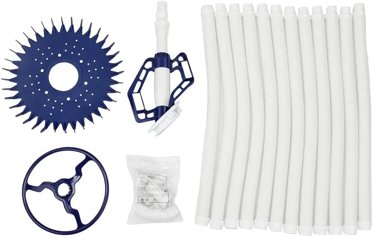 Automatic Pool Cleaner for In/Above Ground, 10M Hose, Adjustable Suction Blue image number 4