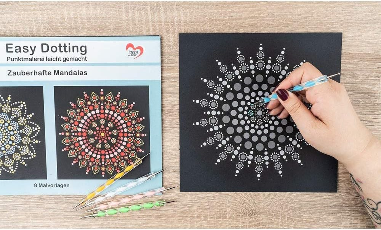 Round Head Needles for Easy Dotting or Nail Art | Dotting Tools with Metal Tips | Pack of 5 image number 5