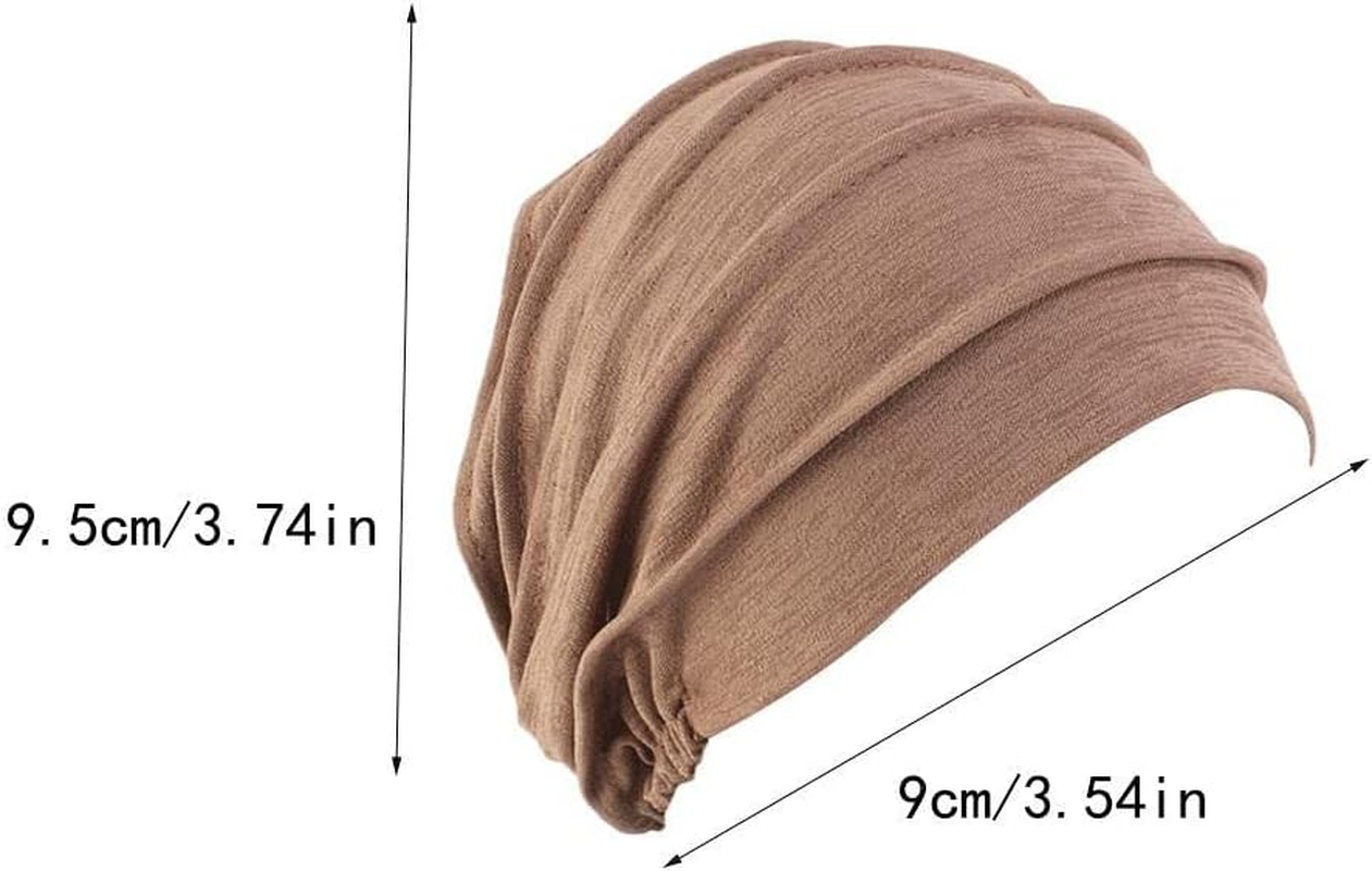 Cancer Headwear for Women Elastic Comfortable Stretchy Hats Gifts Christmas Wearing Supplies, Coffee