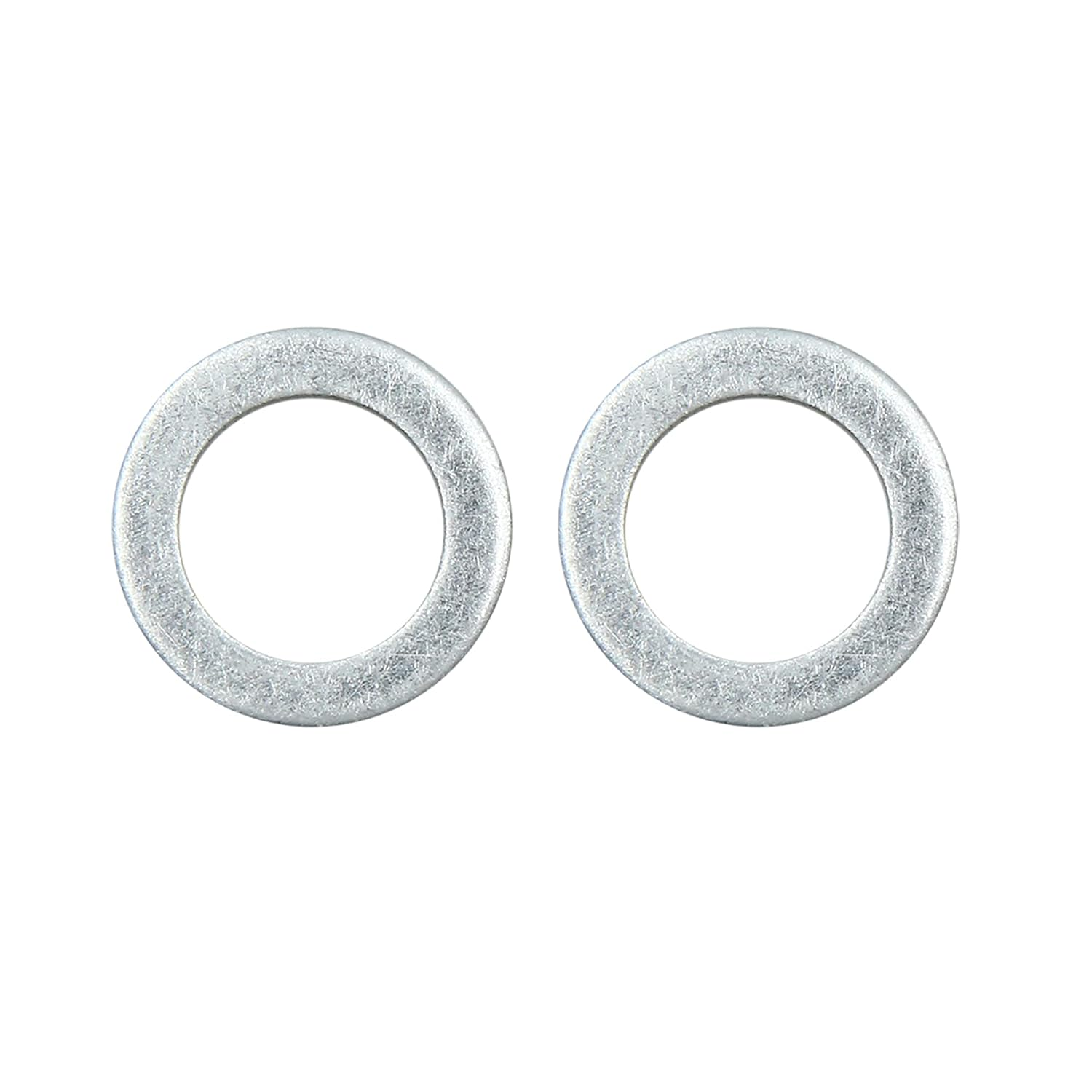 X AUTOHAUX 50Pcs Engine Oil Crush Washers Drain Plug Gaskets 14Mm ID. 22Mm OD. for Car image number 3