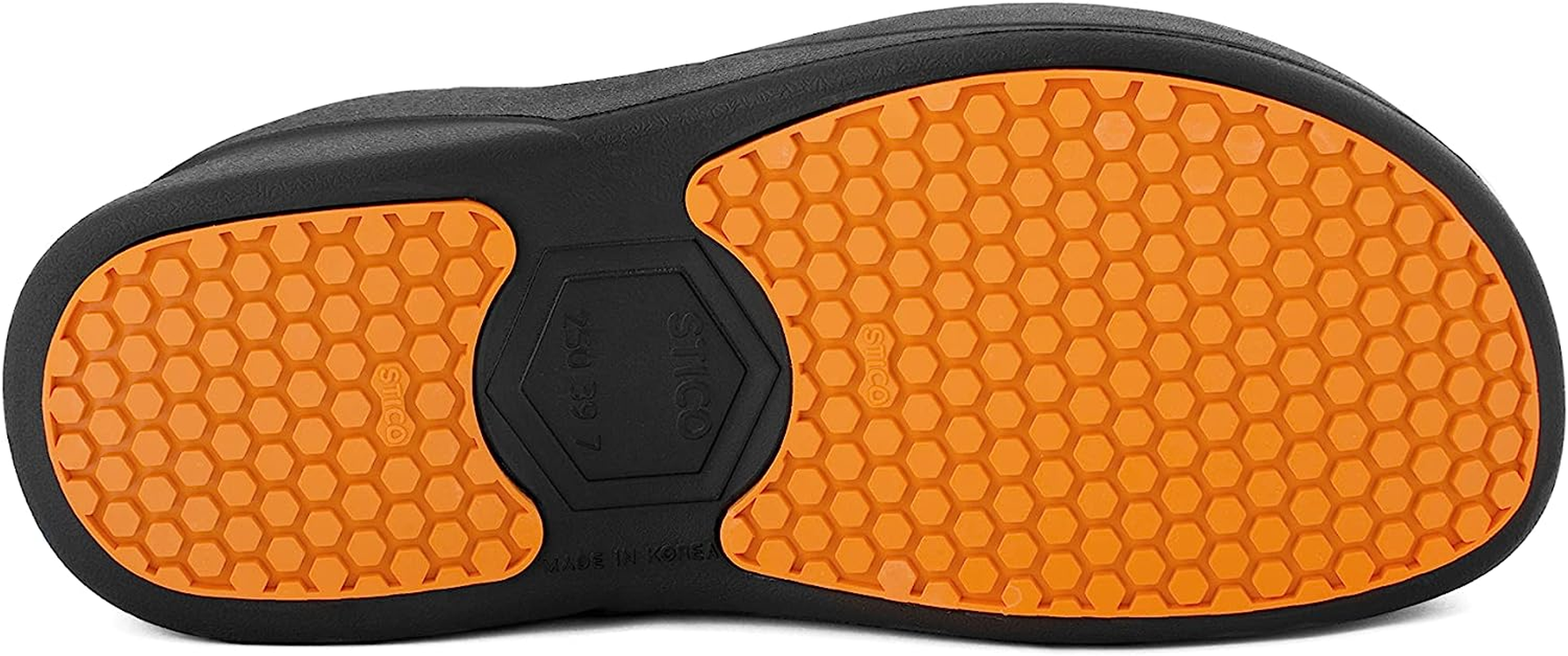 Stico Men'S Slip Resistant Chef Clogs, Professional Non-Slip Work Shoes for Restaurant Hospital Nursing Garden [Black] image number 1