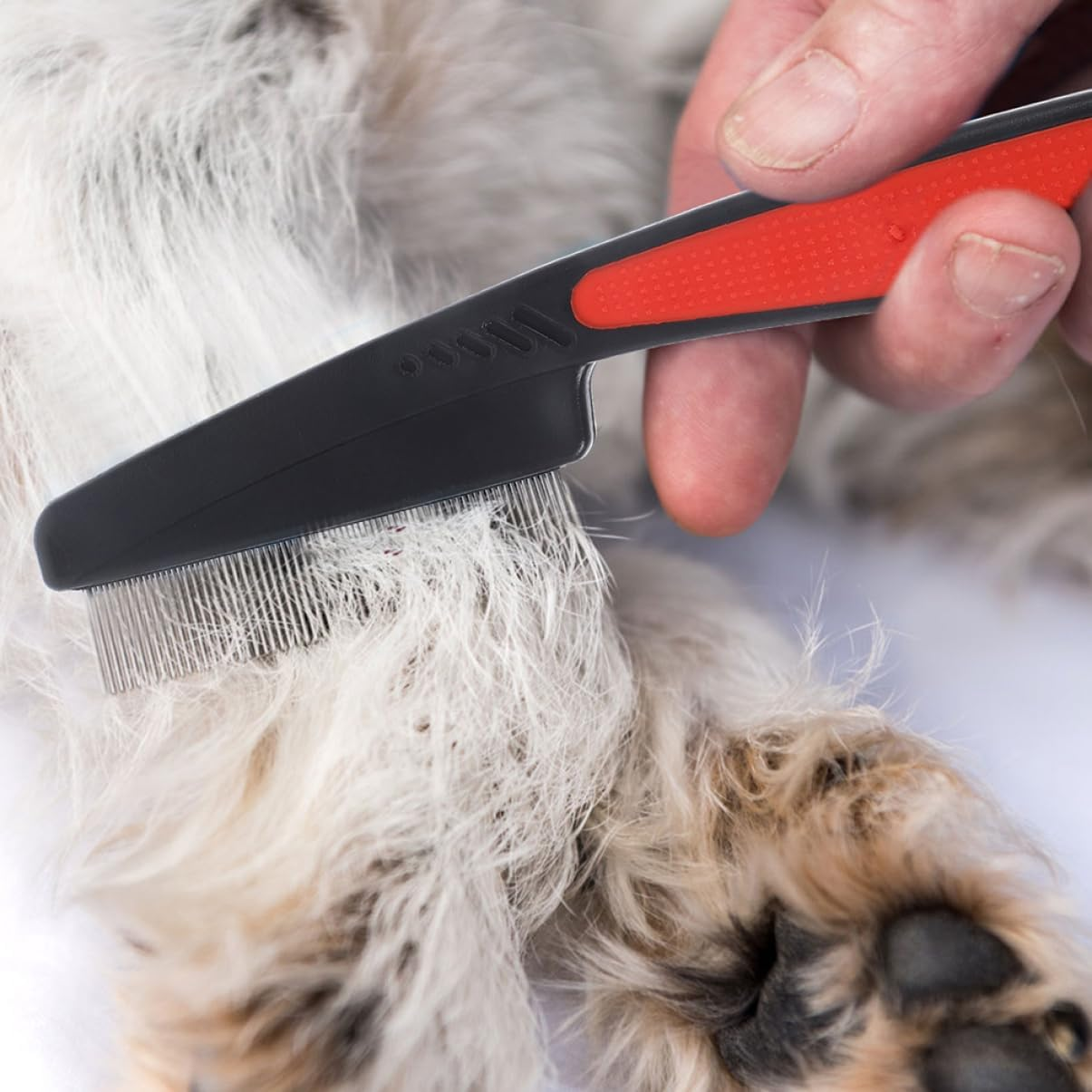 FRCOLOR 2Pcs Professional Fine Hair Combs for Men Women Dandruff Comb for Scalp Pet Hair Removal image number 4