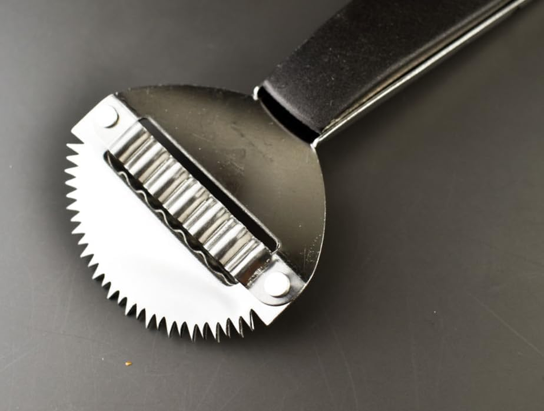 Traditional Coconut Scraper with Handle, Stainless Steel Blade, Kitchen Grater Tool Meat Removal Vintage Kitchen Tool (Stanless Handle) image number 5