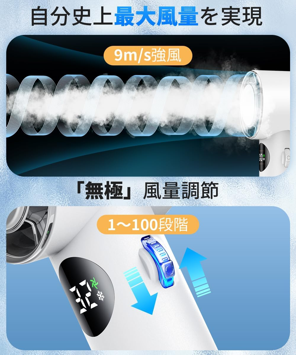 Handy Fan Cooling Plate (2024 Newest Ultra Large Airflow), Handheld Fan, 6,800 Mah Large Capacity, 3-In-1 Desktop Fan, Silent, 1-100 Stepless Airflow, Powerful, Peltier Cooling