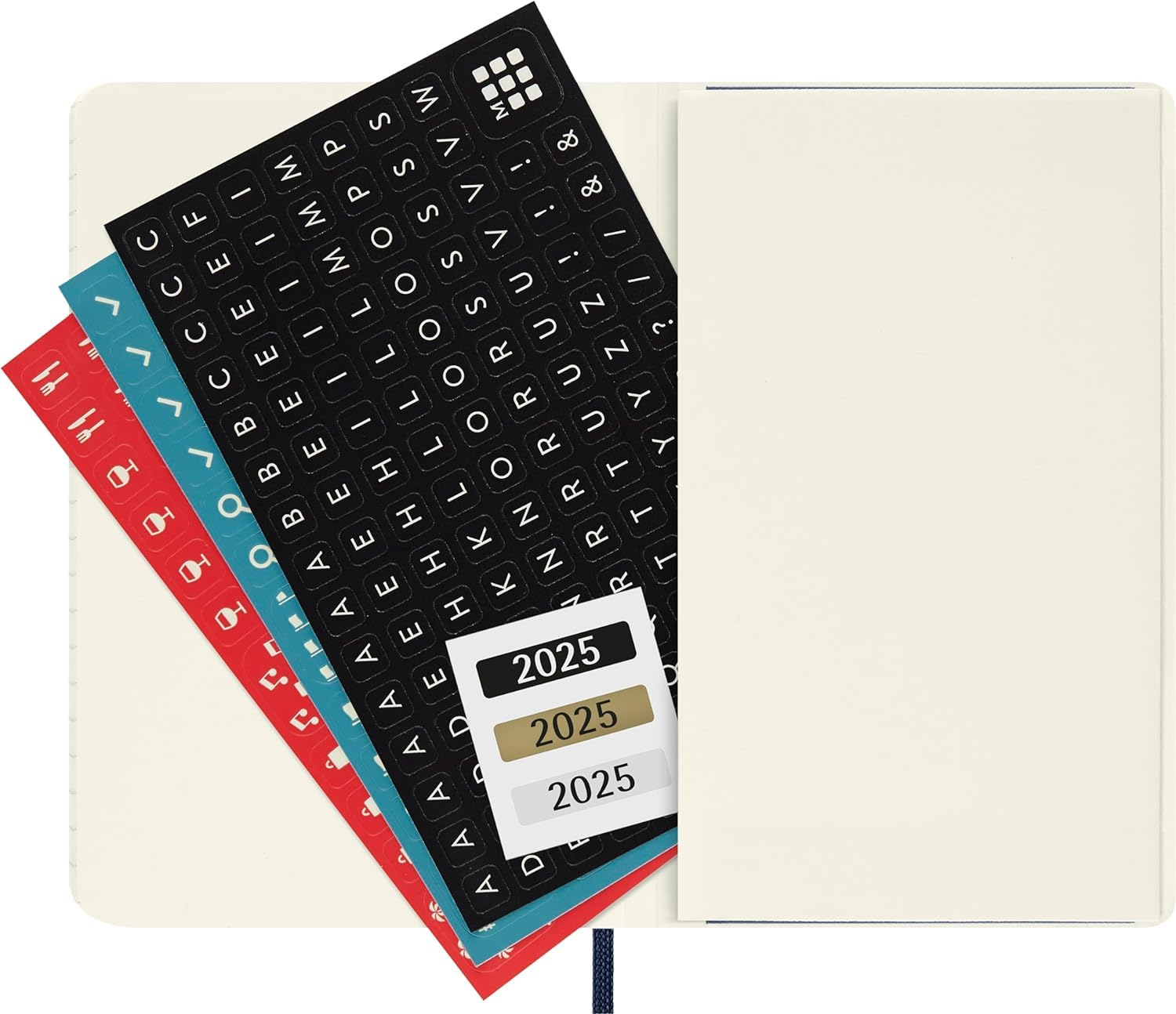 MOLESKINE- 2025-12 Month Weekly Notebook Soft Cover Diary - Pocket - Sapphire Blue image number 3