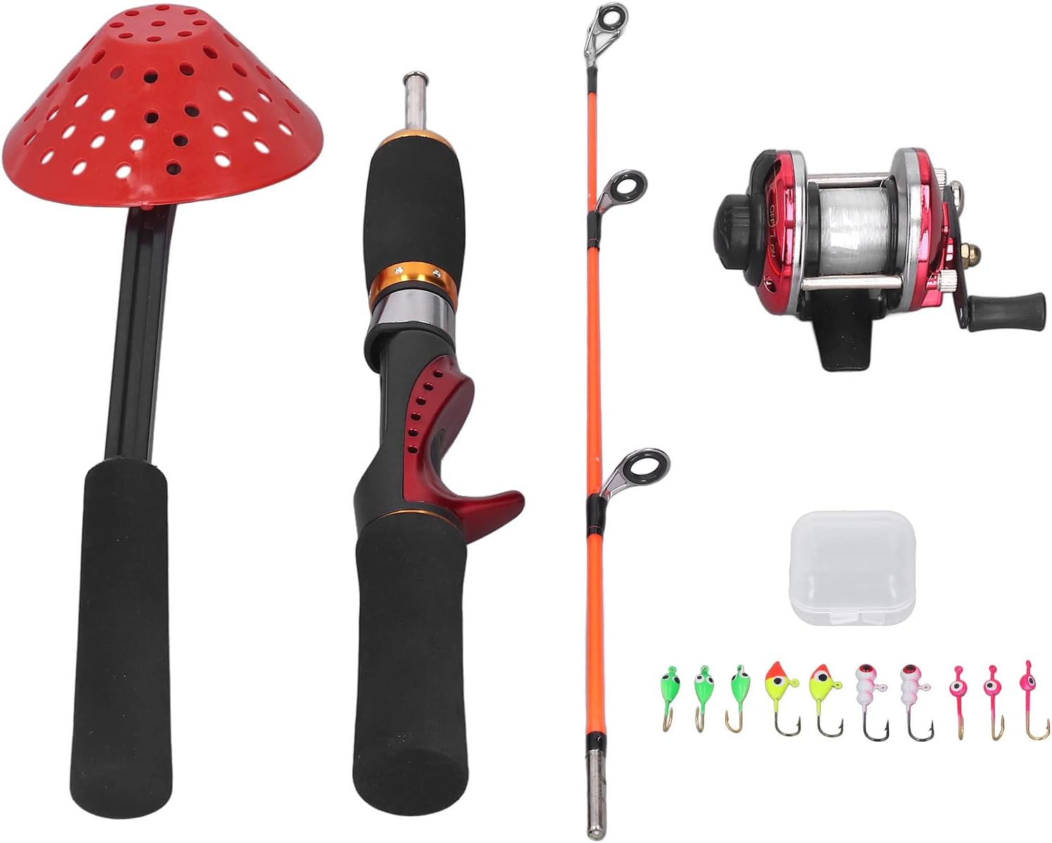 POENVFPO They Combine Winter Ice Fishing Combination of 56 Cm Composite Material image number 3