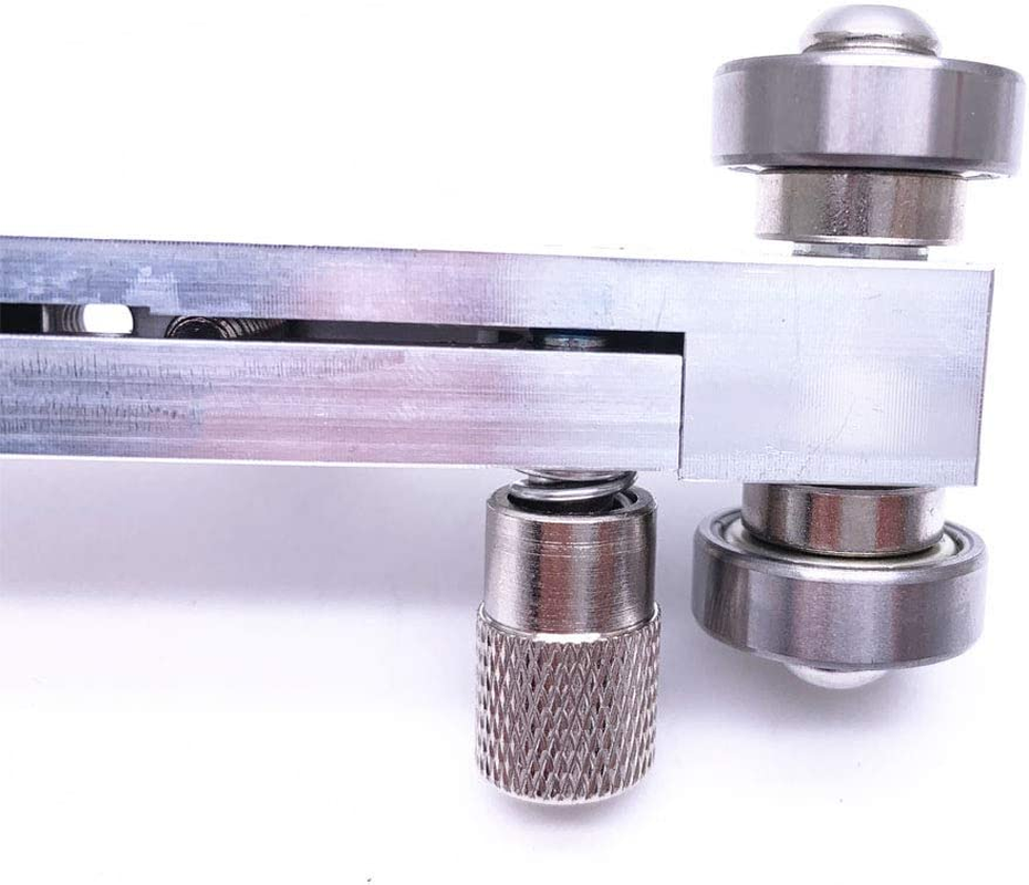 Jiayouy Adjustable Guitar Nut & Bridge Sander Luthier Tool for Electric Acoustic Guitar Bass Silver image number 3