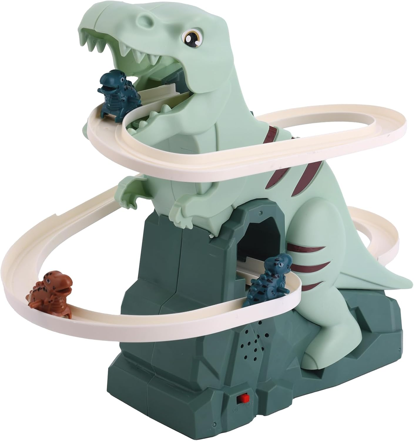 BTFO Dinosaur Climbing Slide Music Toy, Fun Electric Dinosaur Race Track Roller Coaster Set for Kids Ages 3+ Ideal for Boys & Girls image number 3