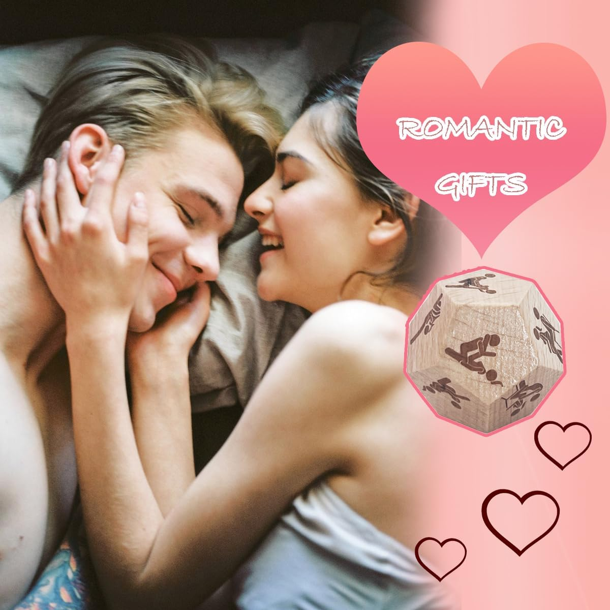 Night Activity Decision Making Dice, Gifts for Him Her, Couples Gift Ideas, Anniversary Birthday Funny Valentines Day Gifts for Husband Wife Boyfriend Girlfriend Women Men image number 3