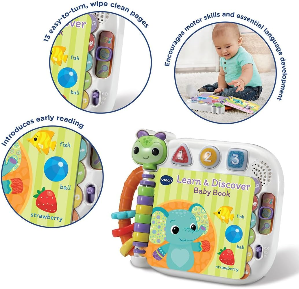 Vtech Learn and Discover Baby Book - Baby Book, Discover Book - 574203 - Multicoloured image number 4