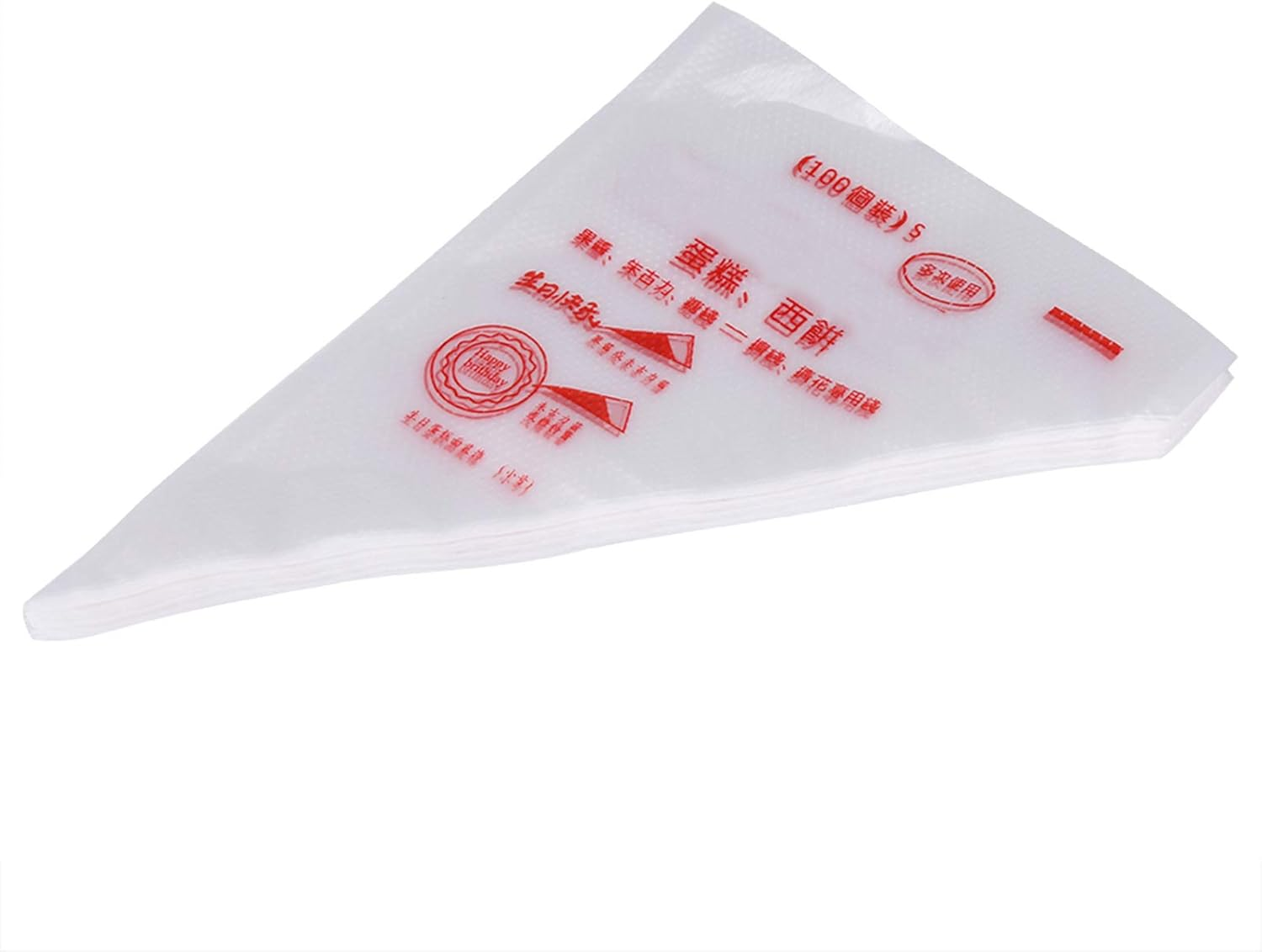 Decorating Piping Bags, 10, 12, 13 Inch, Pack of 100 Reusable Icing Pastry Thick Pastry Frosting Cream Bags for Baking Decorating Cake Cupcake Cookie Icing (S) image number 2