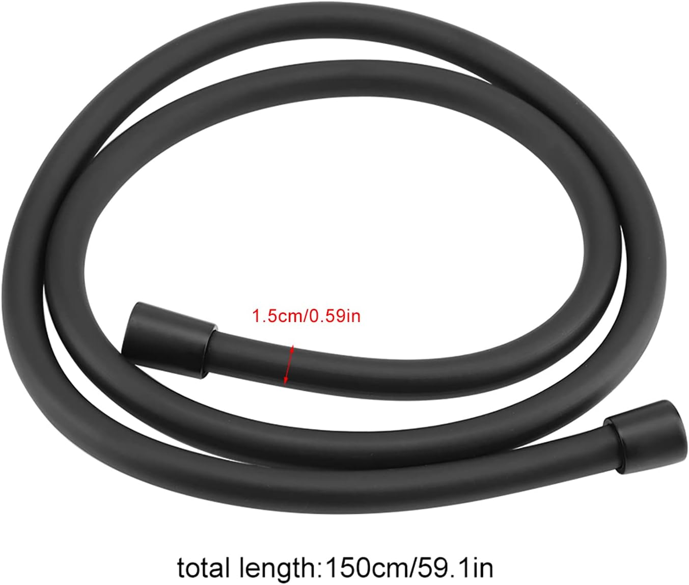 Kink Shower Hose 60 Inches Explosion-Proof Hose for Hand Held Showerhead Bathroom image number 3