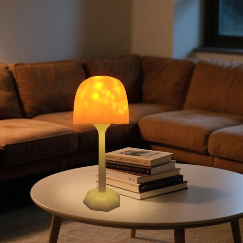 Aquaspa Shower Lamp, Waterproof Bathroom Lamp with 16 Color Ocean Wave Projector, Rechargeable Shower Light, Cordless Light for inside Shower or Bathtub image number 1