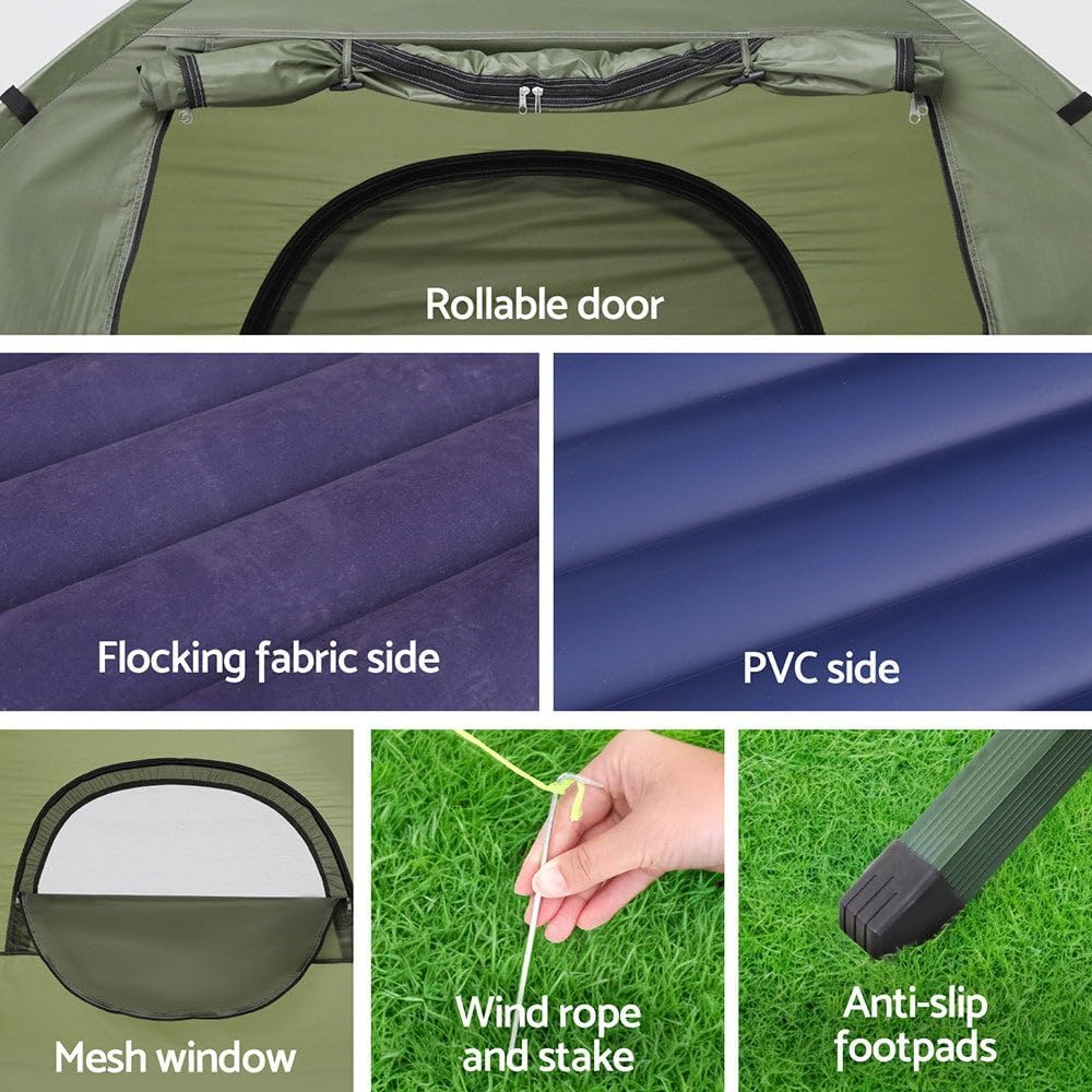 Weisshorn 5-In-1 Camping Tent Cot Mattress Fodable Camping Bed Outdoor Hiking image number 1