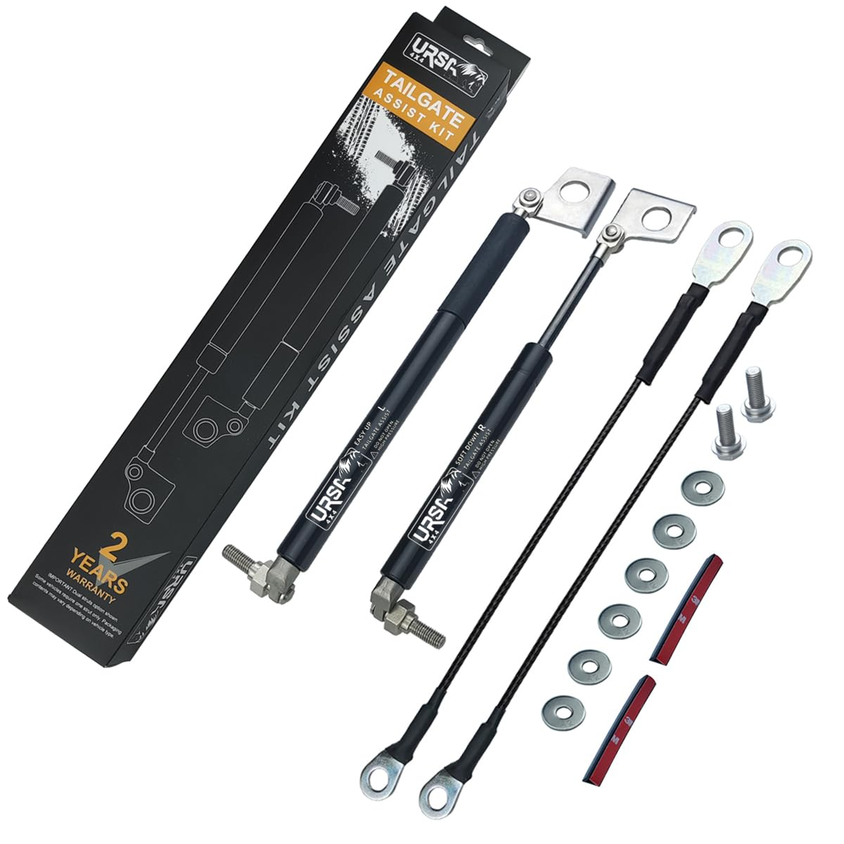 Easy up and Slow down Tailgate Struts Compatible with Toyota Hilux N80 2015 - on Tailgate Assist Damper Kit image number 1