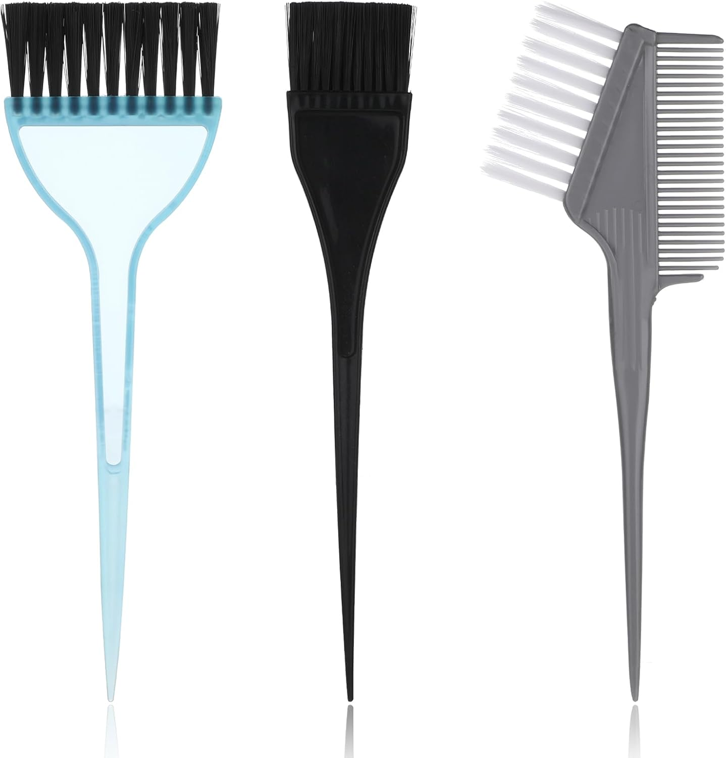 3 Pcs Hair Dye Brush Hair Color Brush Professional Hair Dye Kit Soft Hair Coloring Brush Hair Tint Dying Tools Hair Dye Applicator Brush for Women Salon Use Home Diy Coloring and Dyeing image number 1