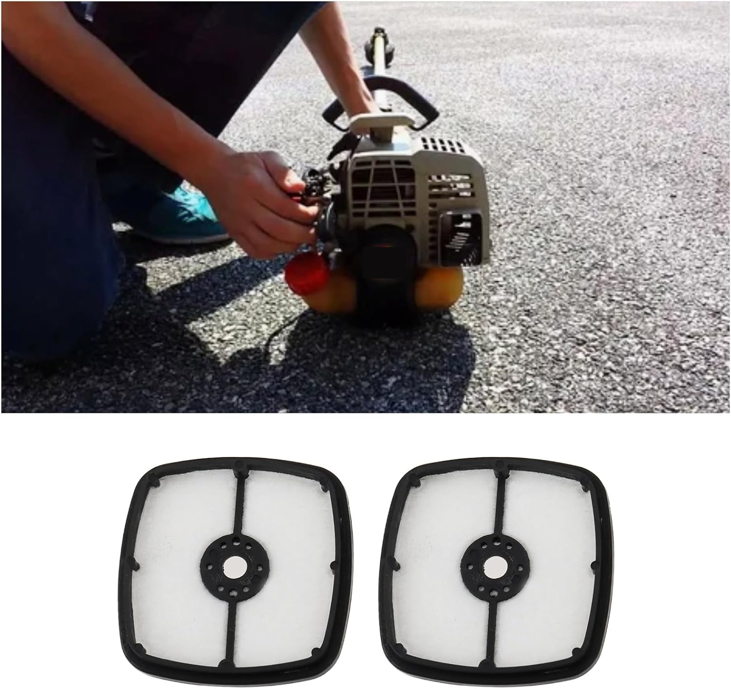 SING F LTD Air Filter Cover Cleaning Shell Kit Compatible with Echo SRM-210 SRM-230 GT-200 GT-230 PE-230 PE-231 image number 3