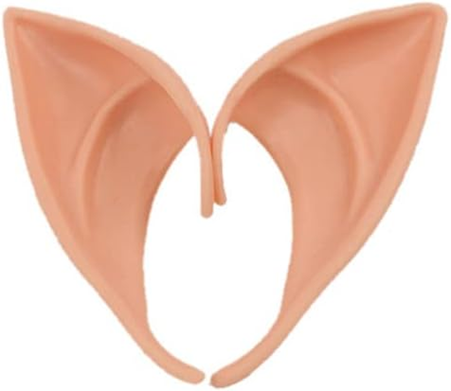 AIMALL Premium Elf Ears Costume Accessory - Authentic Rubber Elven Pixie Ears for Halloween, Cosplay, and Themed Parties - Fairy, Hobbit, and Demon Styles