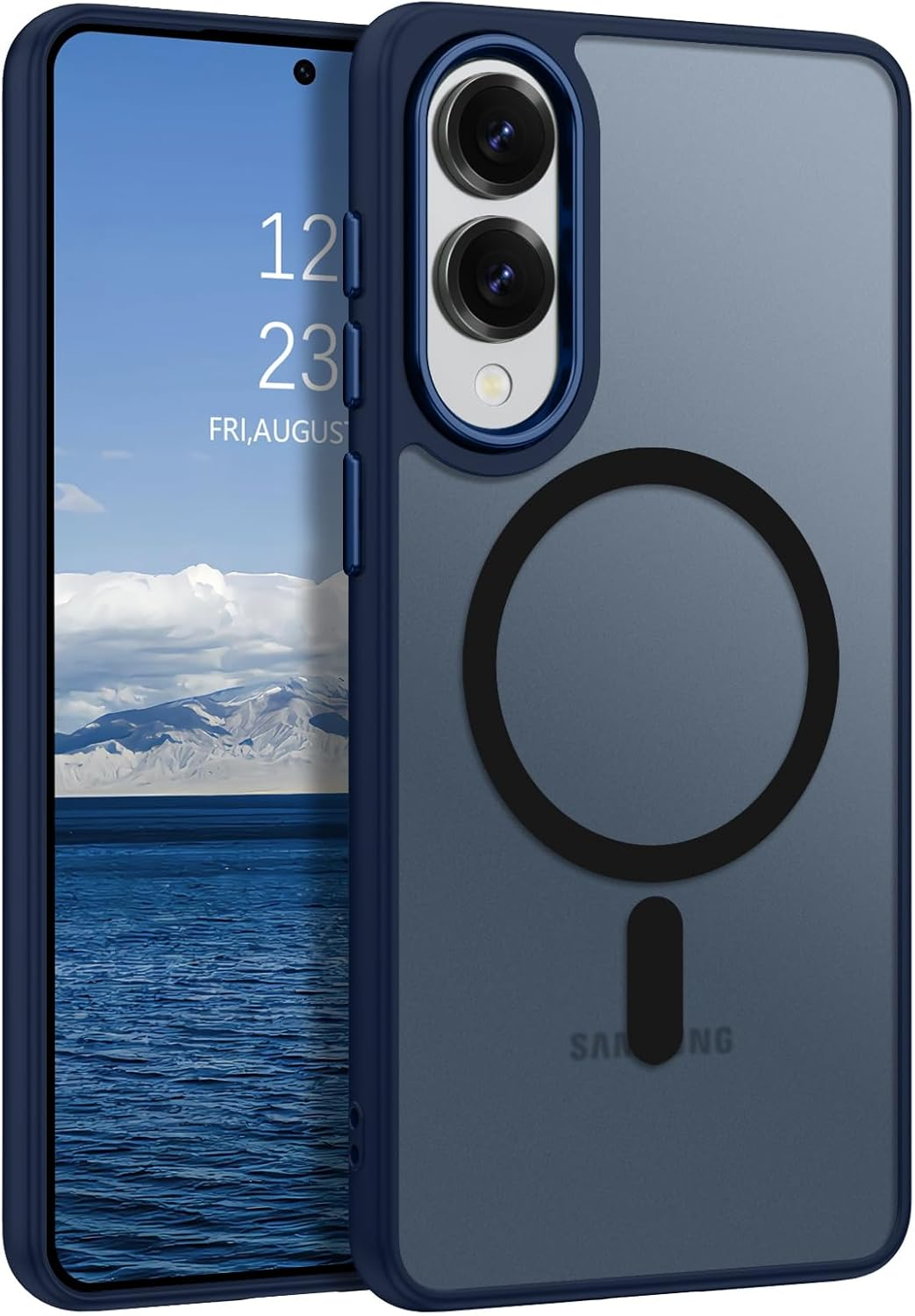 BENTOBEN Case for Samsung Galaxy S22, Compatible with Magsafe, Slim Magnetic Design Soft TPU Bumper Shockproof Protective Drop Protection Girls Women Men Boys Samsung S22, Black