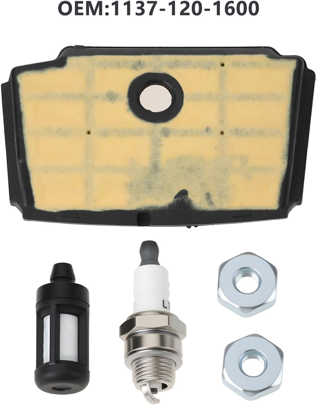 1Set Lawn Mower Repair Kit 1137-120-1600 Compatible with Stihl MS192T MS192TC image number 3