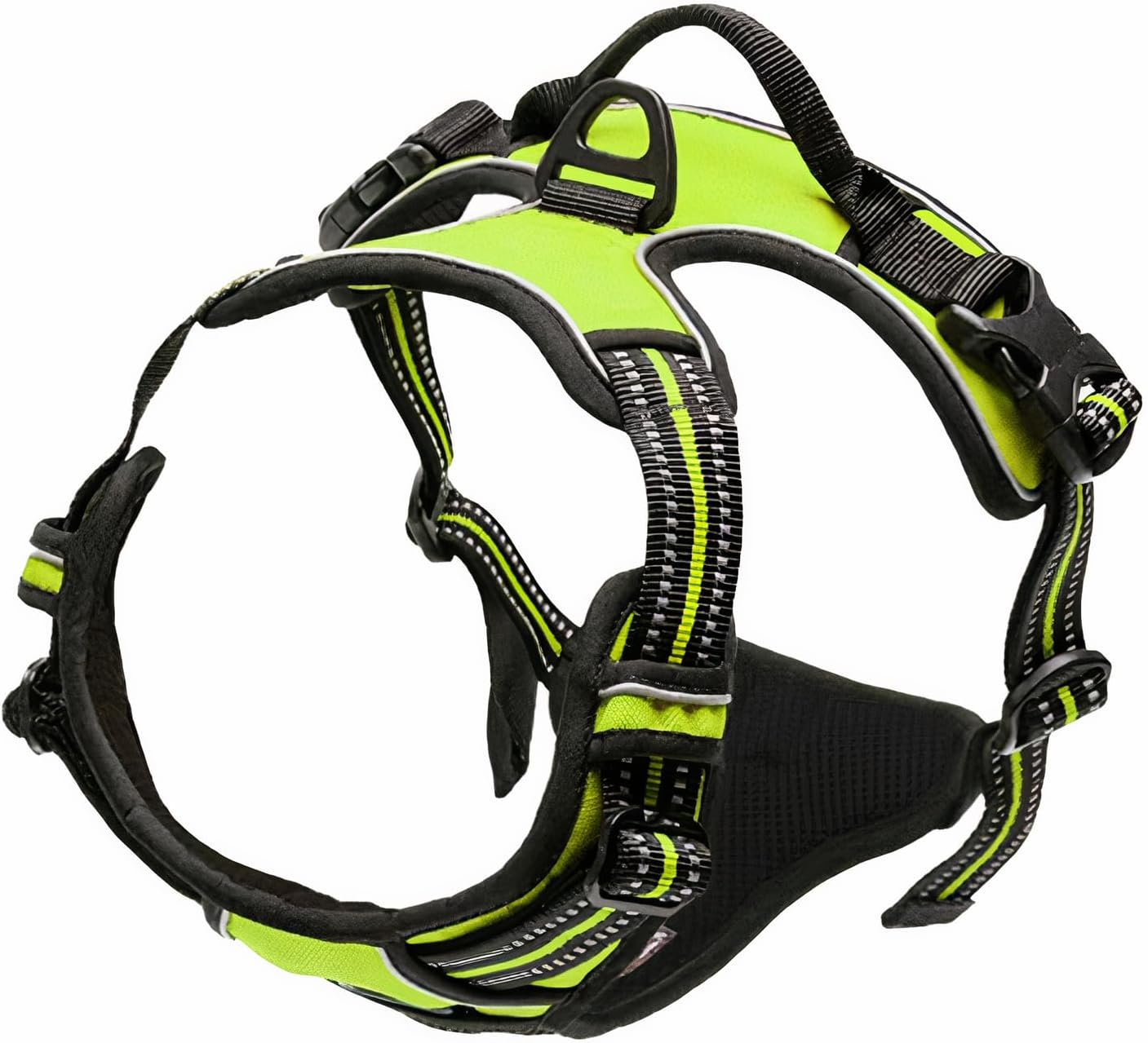 Pet Swift Adjustable No Pull Dog Harness (Orange, Medium) - Comfortable and Secure Dog Harnesses - Easy Control, Pet Harness for Safe Walks Durable Lightweight Friendly Design