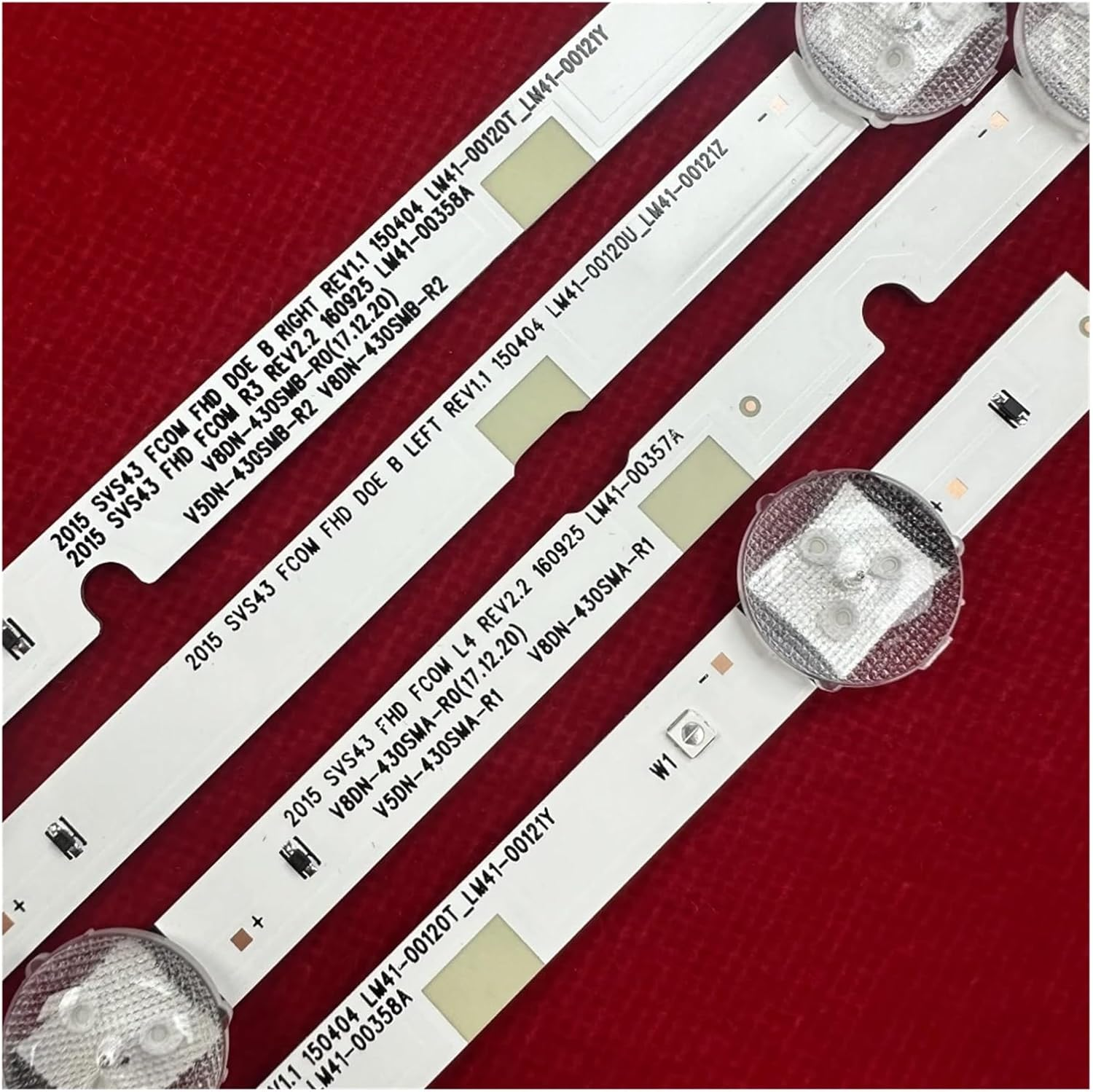 5Kits LED Backlight Strip for 43"TV 2015 SVS43 FCOM FHD DOE B UA43J51SW UN43J5000 43J5200 43J5200Ag Un43J5200 N43J5300Af image number 4