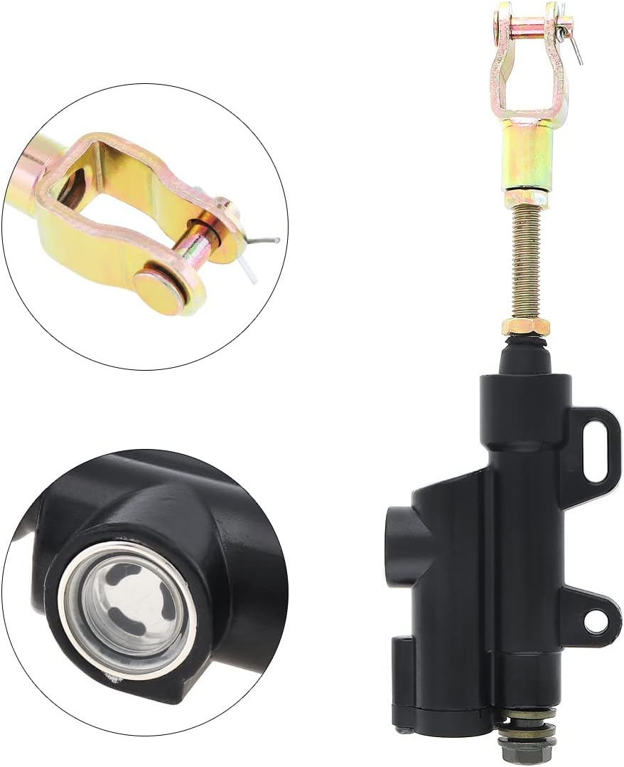 Windance Rear Foot Brake Master Cylinder for 50Cc 70Cc 90Cc 110Cc 125Cc Chinese Dirt Bike Pit Bike Go Kart Scrambling Motorcycle ATV