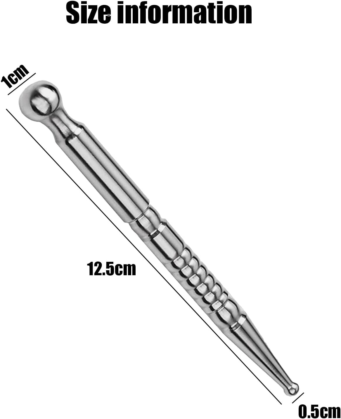 Manual Acupuncture Massage Pen Stainless Steel Facial Reflexology Acupuncture Pen Deep Tissue Massager Trigger Point Massage Tool for Relaxing image number 5