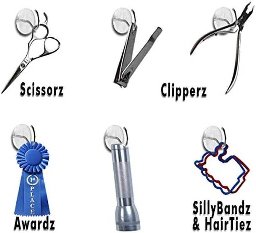 Crazy Tackz - 2 in 1: Push Pin with Hook or Thumb Tack with Hook - New Invention Hang 100'S of Items Interior or Exterior Decor at Home School Office DIY for Party or Holiday image number 5