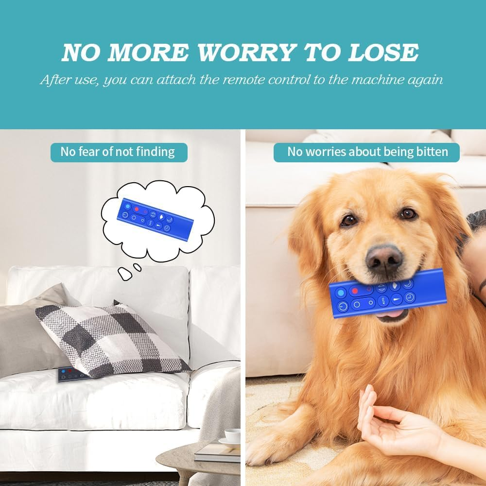 PZL New Replacement Remote Control Fit for Dyson Purifying Fan Air Purifier Heater Pure Hot + Cool Remote Control HP02 HP03 (Blue) image number 3