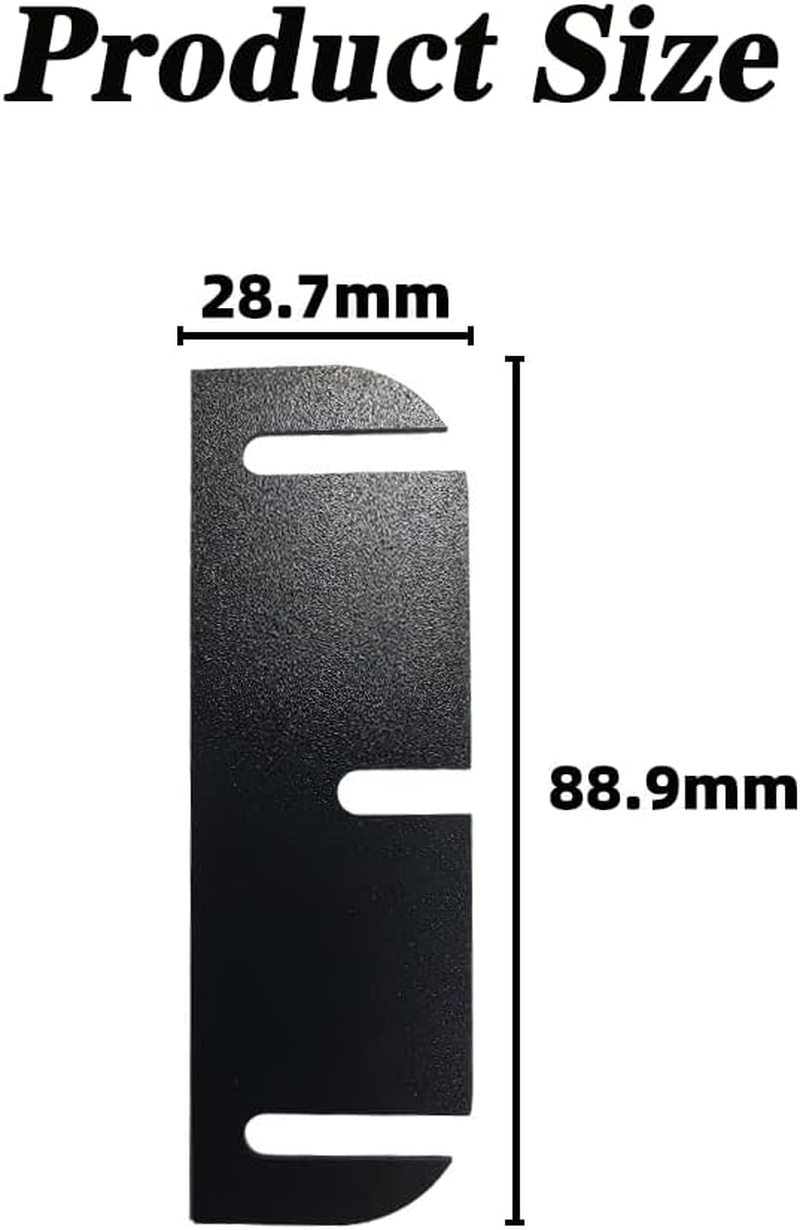 20 Pcs 3.5" Door Hinge Shims for Perfect Alignment - Interior Door Gap Filler & Spacing Adjuster, Easy Trim & Install, Stop Air Leaks, Ideal for Home Improvement & Door Repair(20) image number 5