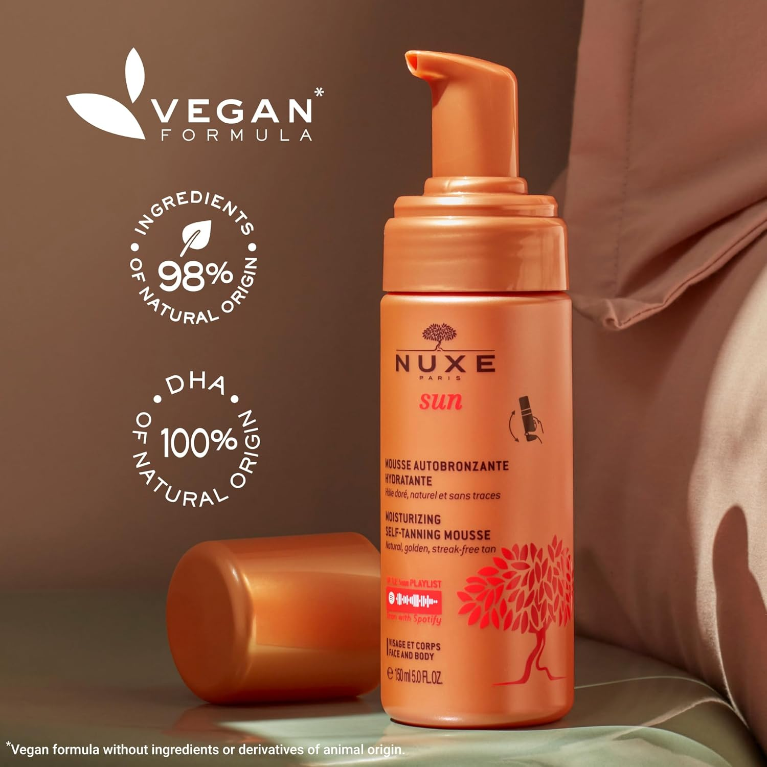 Nuxe Sun Moisturizing Self-Tanning Mousse 150 Ml