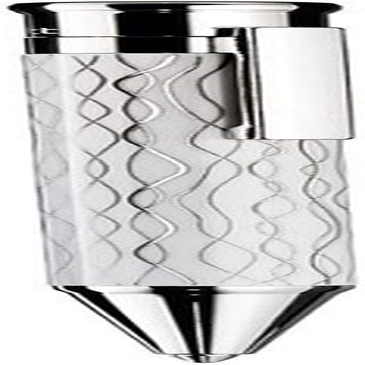OTTO Hutt Design 04 61971 Retractable Ballpoint Pens, Swirl Pattern &ndash; Palladium Plated Silver/White image number 2