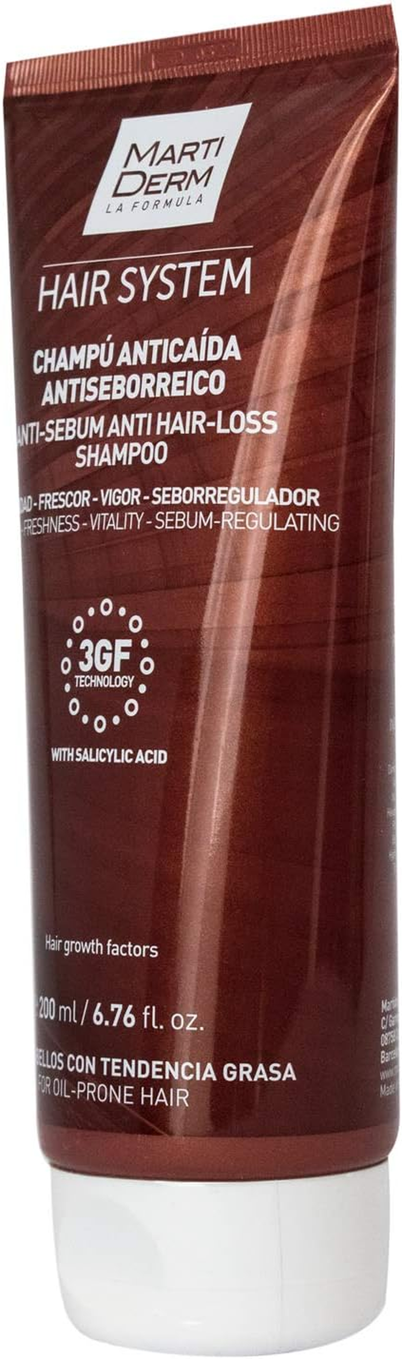 Martiderm Anti-Sebum anti Hair-Loss Shampoo 200Ml