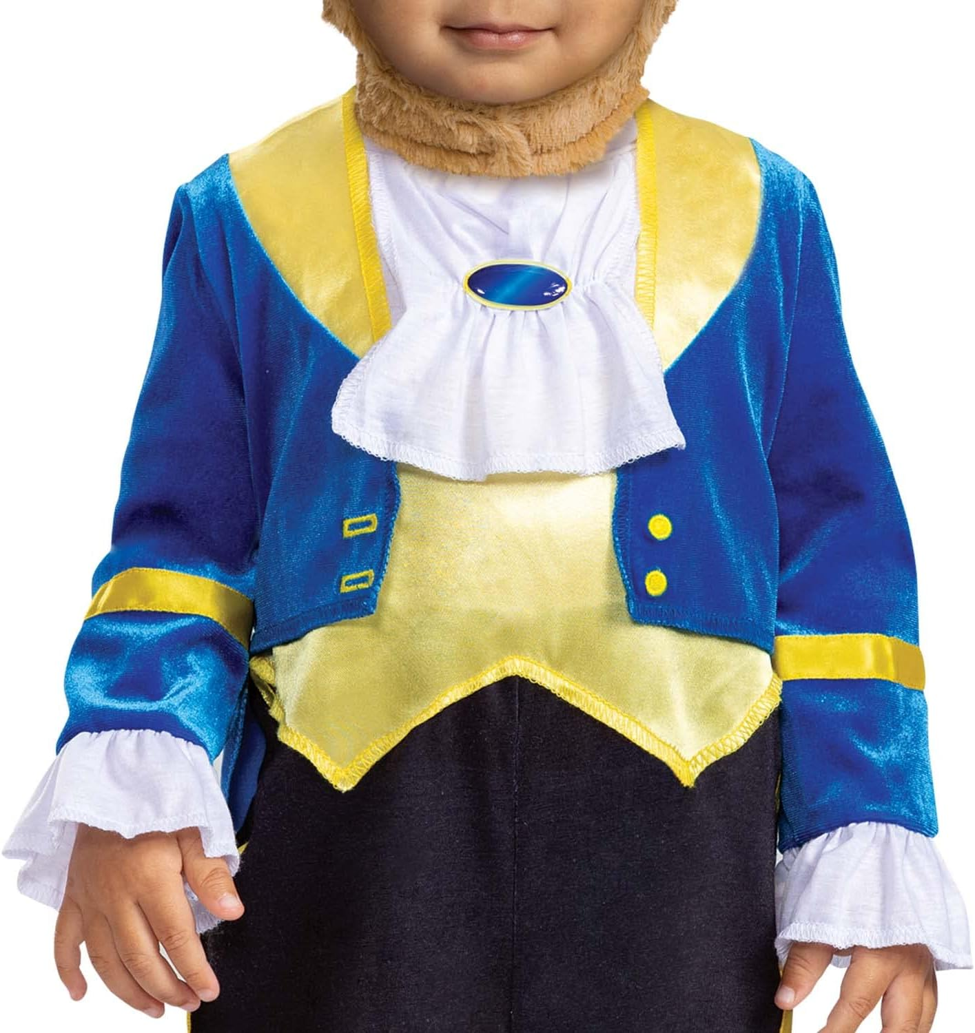 Disguise Beauty and the Beast Infant Posh Beast Costume, as Shown, Size (6-12 Months) image number 4